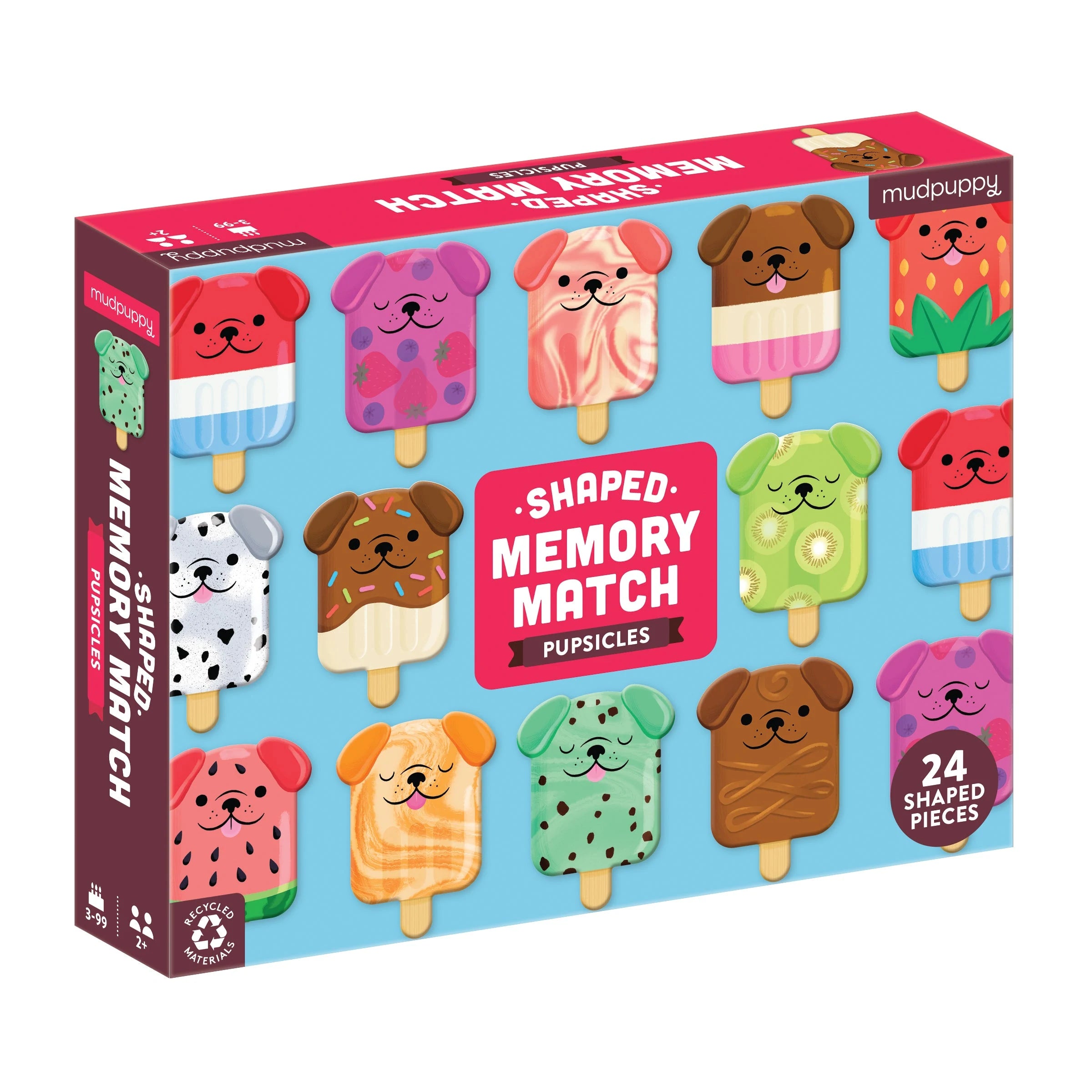 Mud Puppy | Shaped Memory Match - Pupsicles