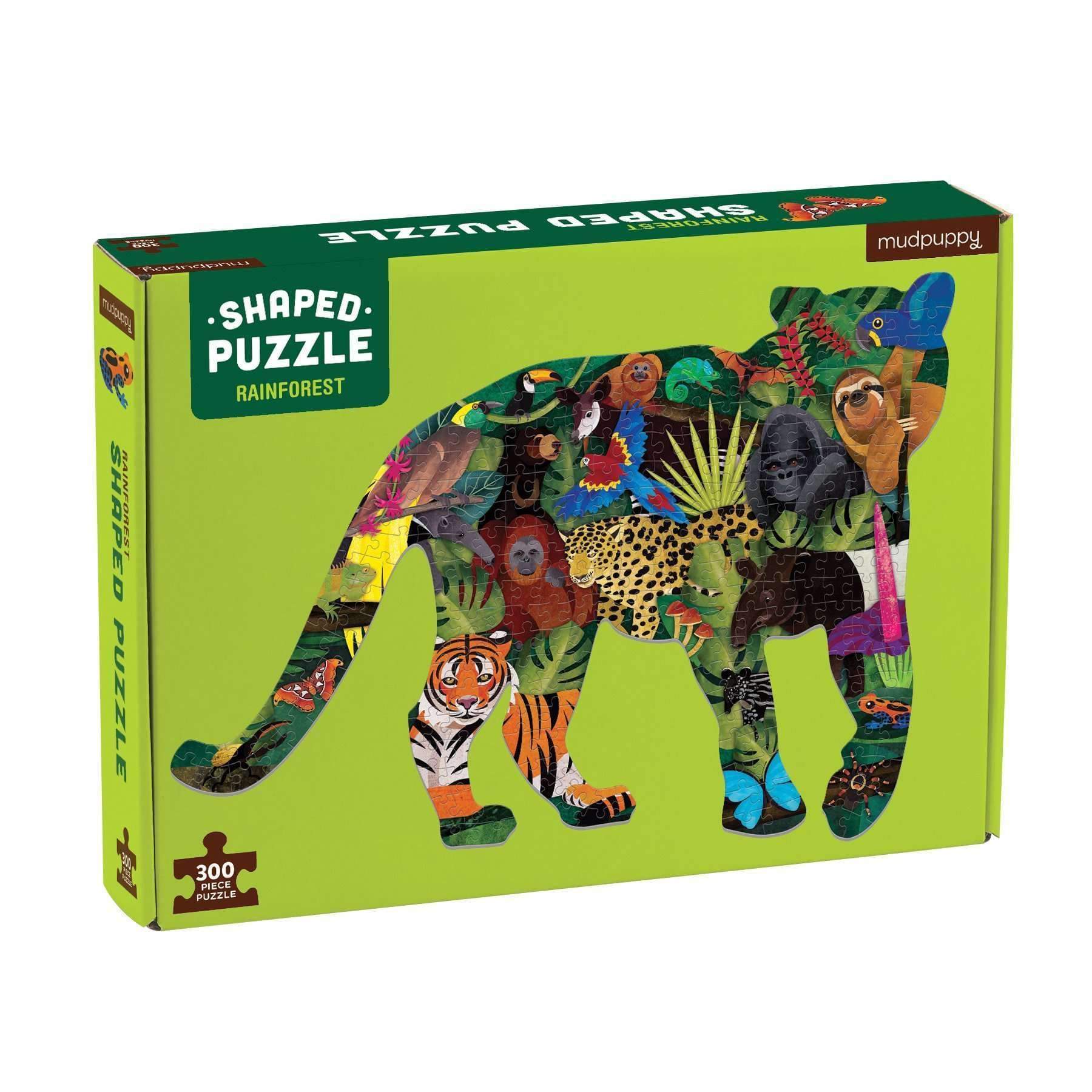 Mud Puppy | 300pc Shaped Puzzle - Rainforest