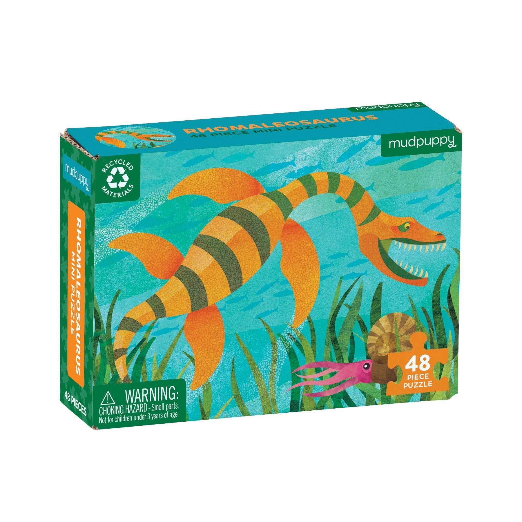 Mud Puppy | Mini Puzzle - Rhomaleosaurus 48pc