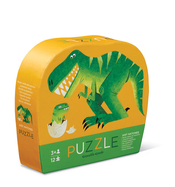 Crocodile Creek | Mini Shaped Puzzle 12pc - Just Hatched