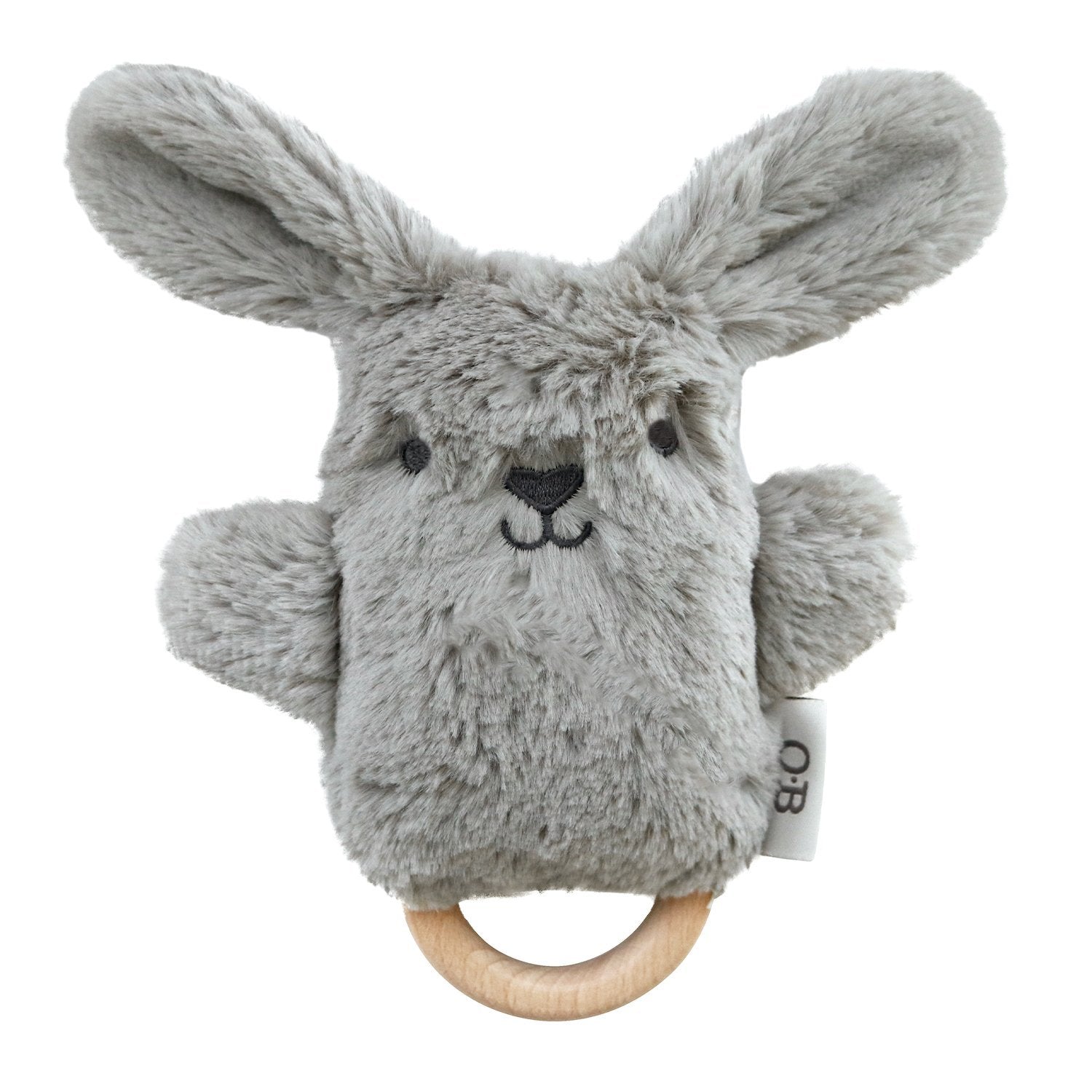 O.B Design | Rattle & Teething Ring - Bodhi Bunny