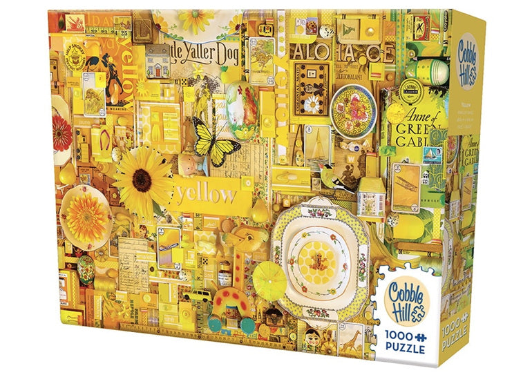 Cobble Hill | Rainbow Project Puzzle - Yellow 1000pc