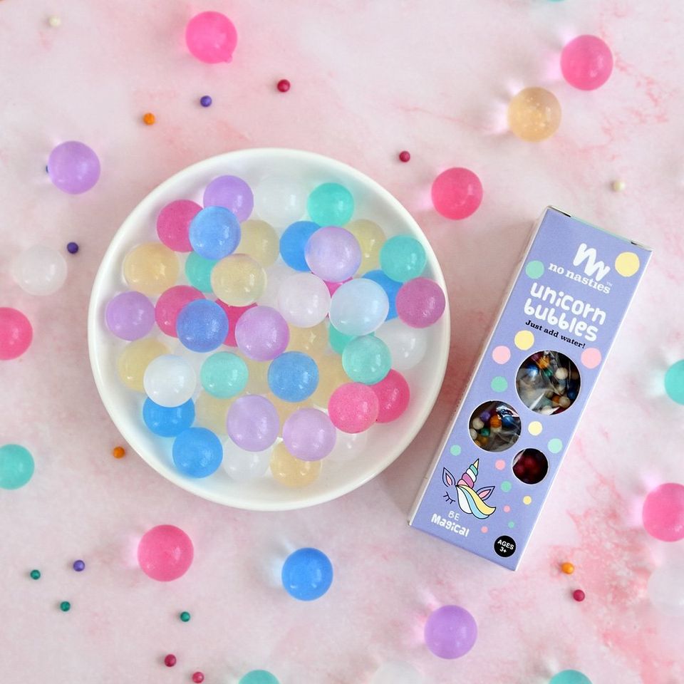 No Nasties | Biodegradable Unicorn Bubble Water Beads - 1pk