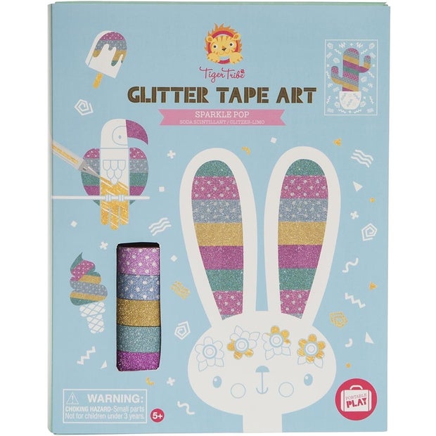 Tiger Tribe | Glitter Tape Art - Sparkle Pop