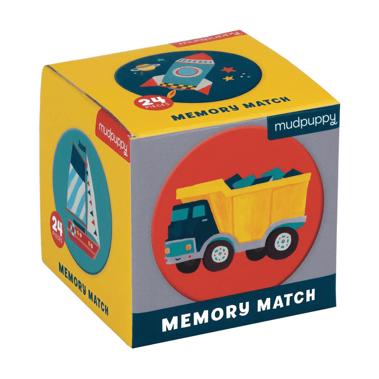 Mud Puppy | Mini Memory Match Game - Transportation