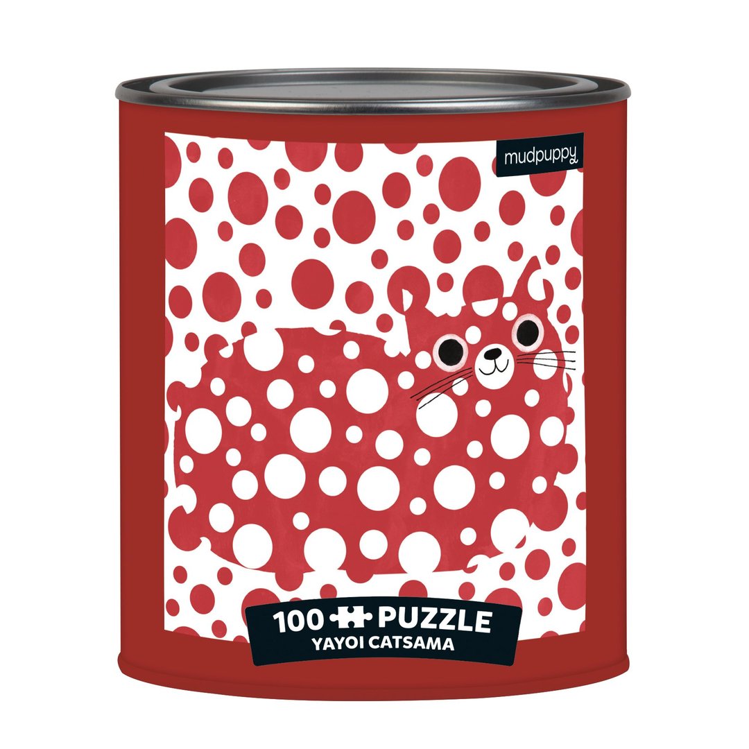 Mud Puppy | Artsy Cats Yayoi Catsama - 100pc Puzzle in Tin