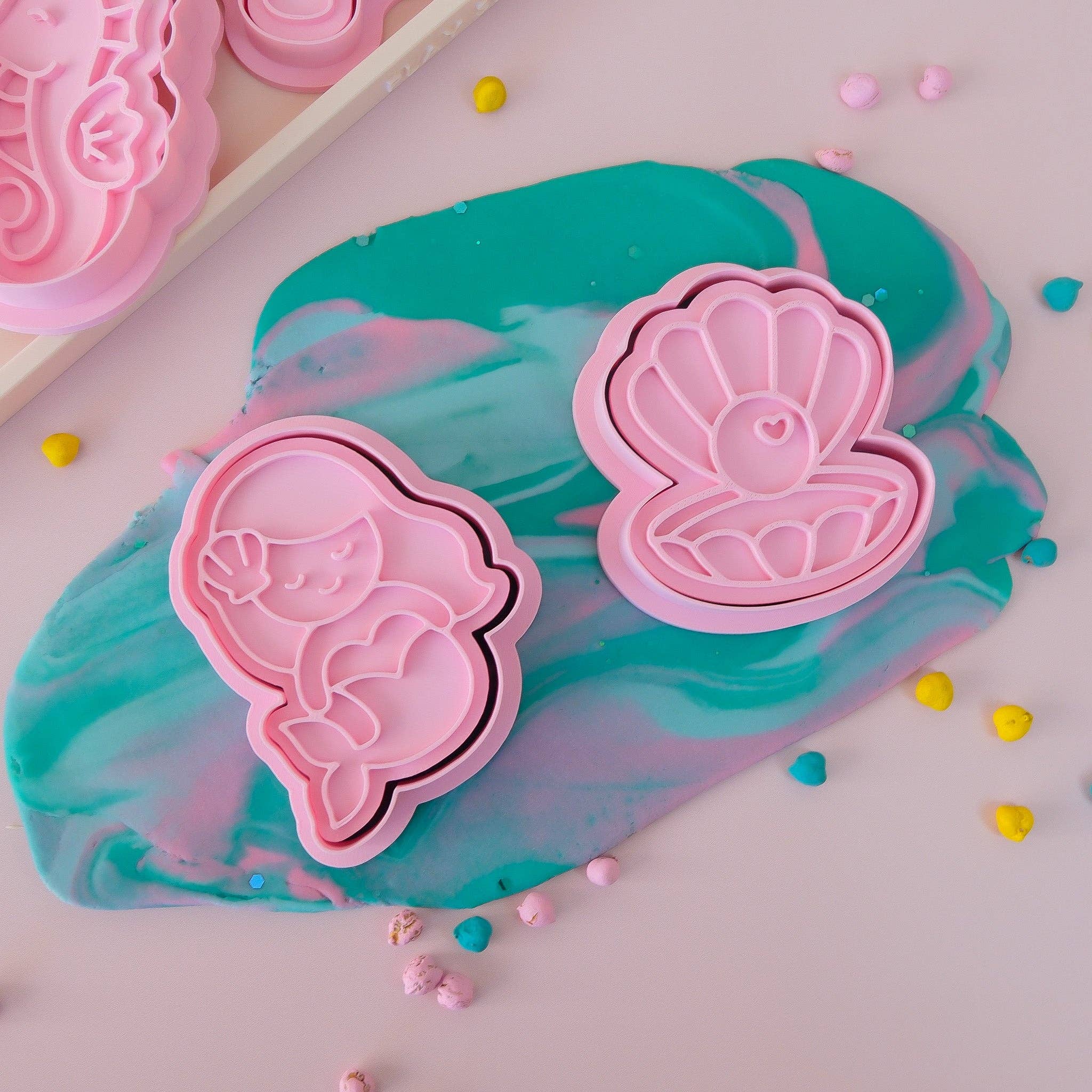 Play Sense | Eco Playdough Stamp - Mermaid