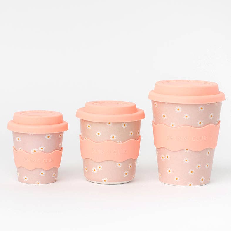 Chino Club | Pink Daisy - Babychino Cup 4oz