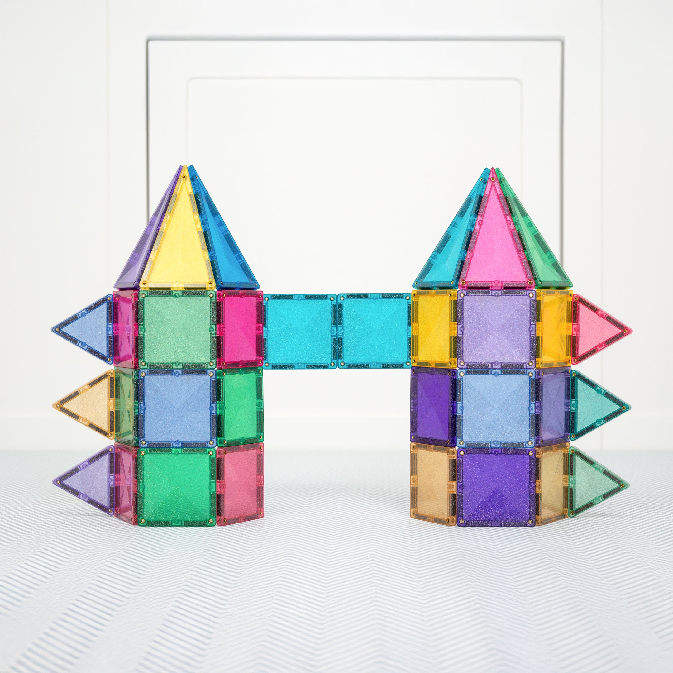 Connetix | Glitter Castle Pack - 48 pc