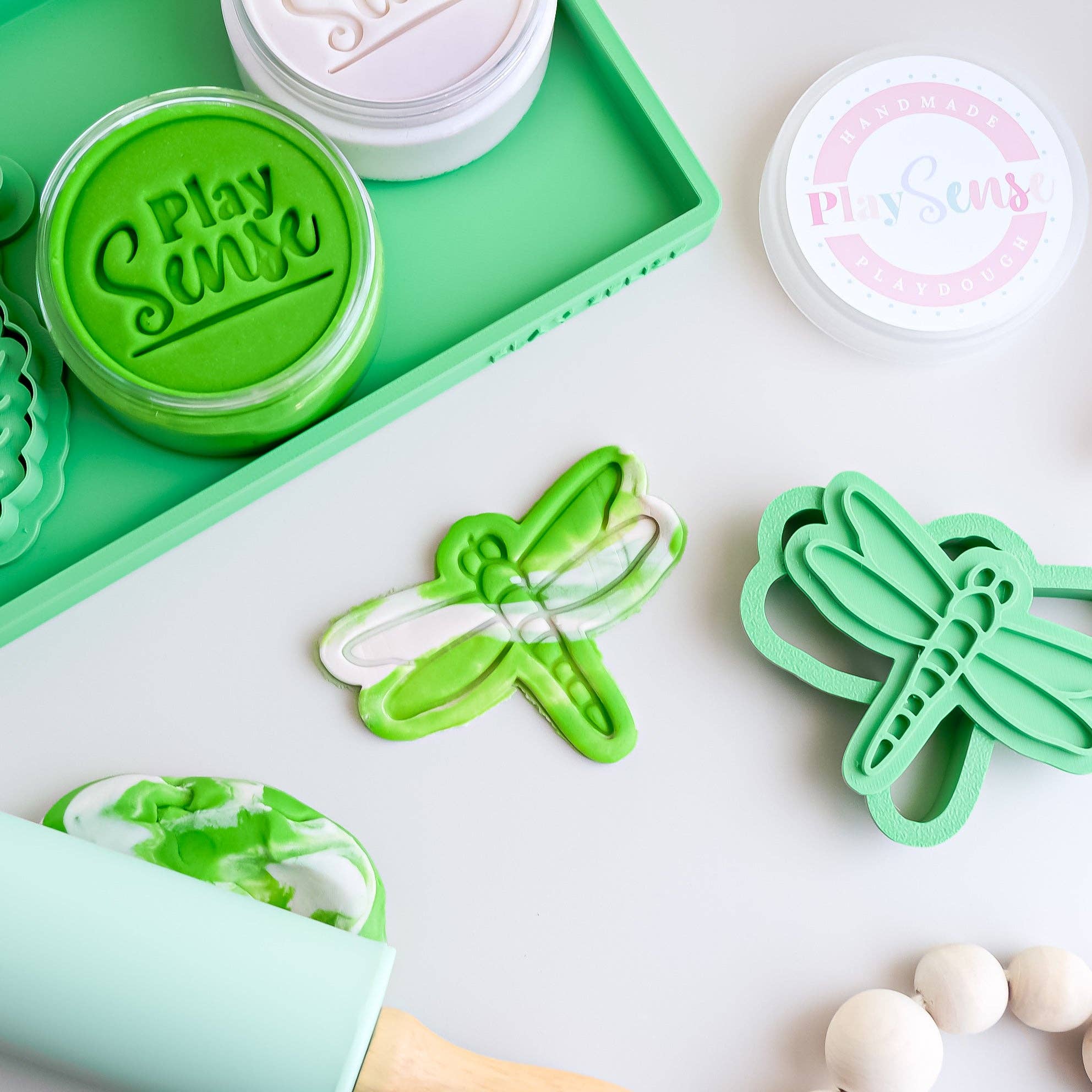 Play Sense | Eco Playdough Stamp - Dragon Fly