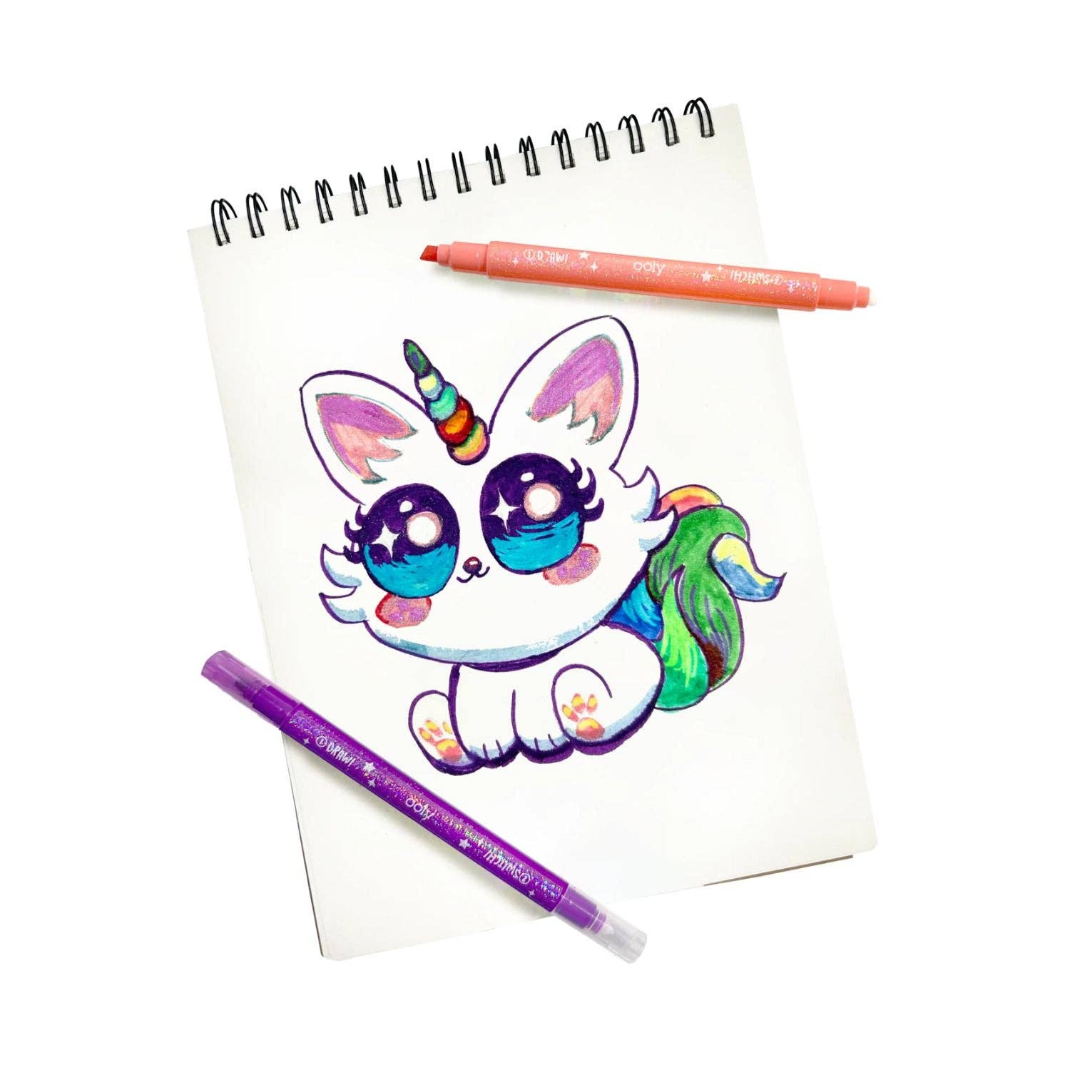 Ooly | Switch-eroo! Sparkle Glitter Colour-Changing Markers - 12pk