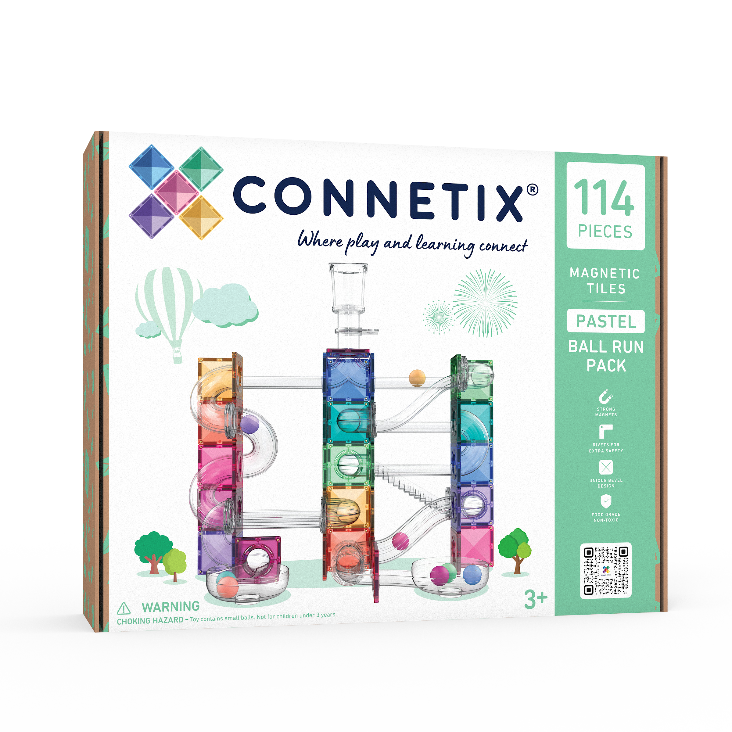 CONNETIX | Pastel Ball Run - 114pc