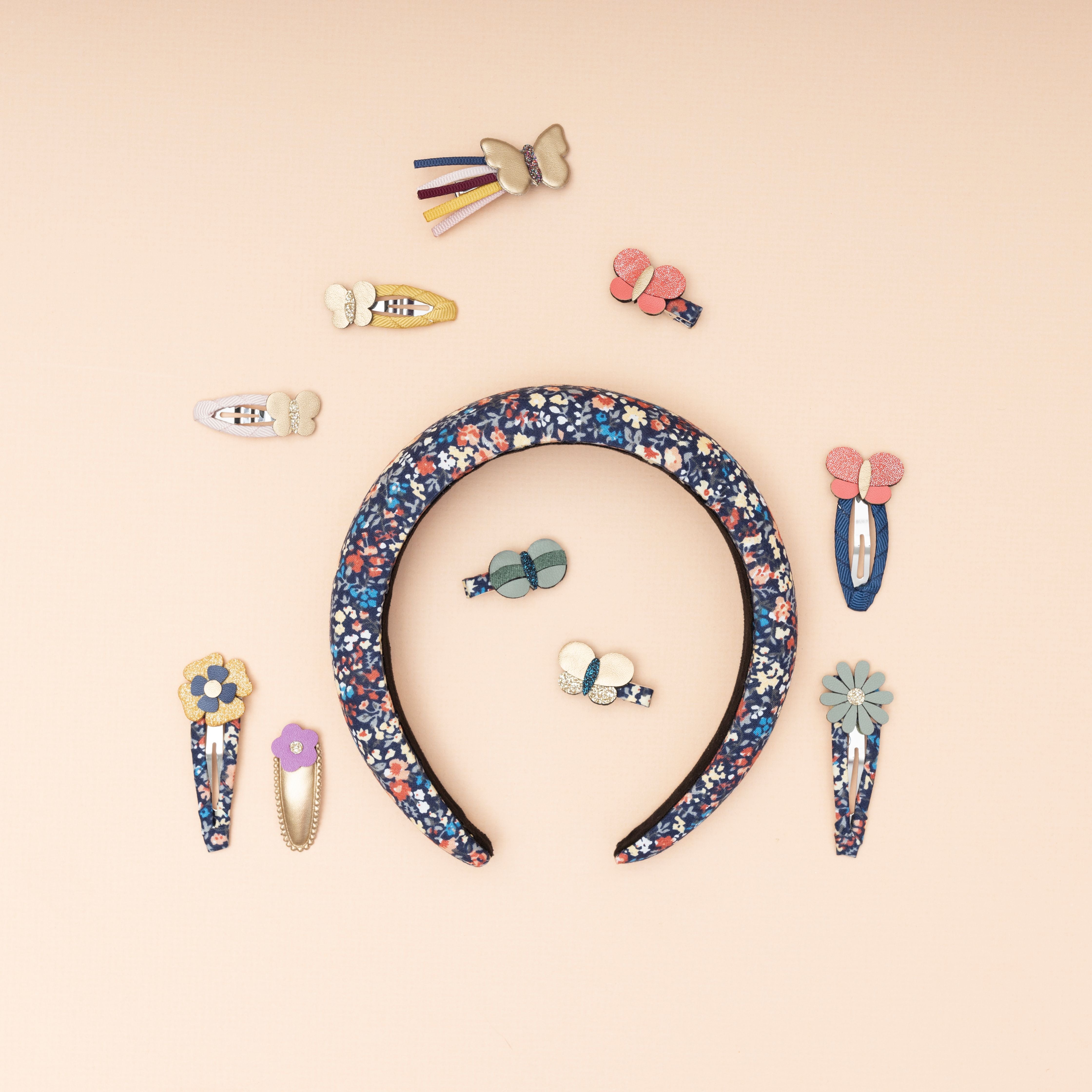 Mimi & Lula | Fleur Padded Alice Band - Winter Ivy