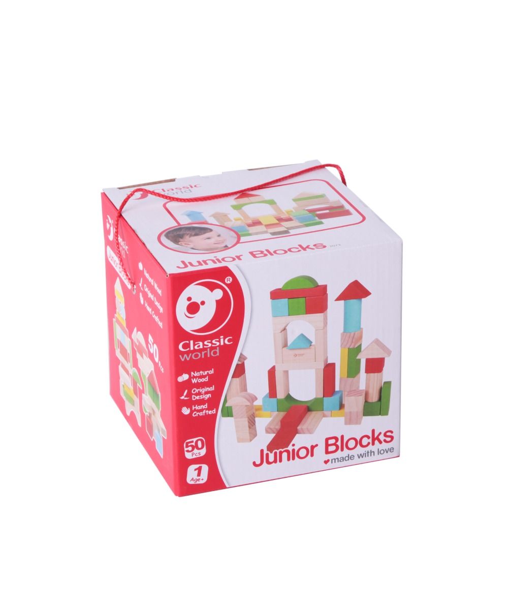 Classic World | Junior Building Blocks - 50pc