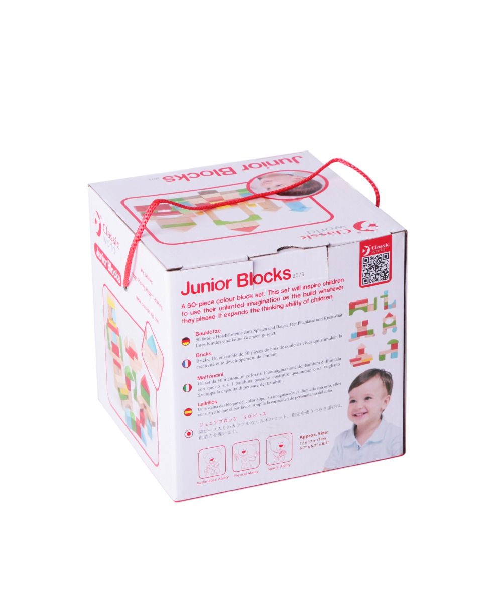 Classic World | Junior Building Blocks - 50pc