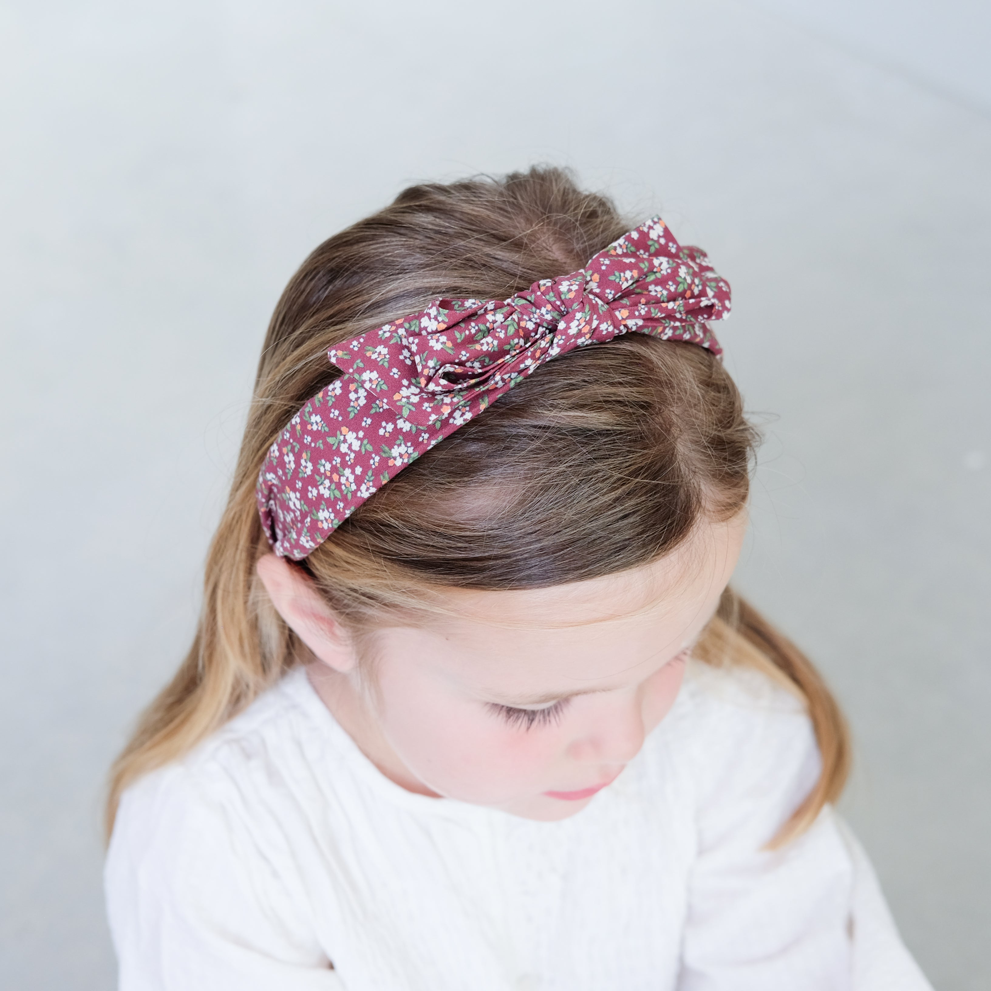 Mimi & Lula | Into the Woods Edie Bow Alice Band - Burgundy