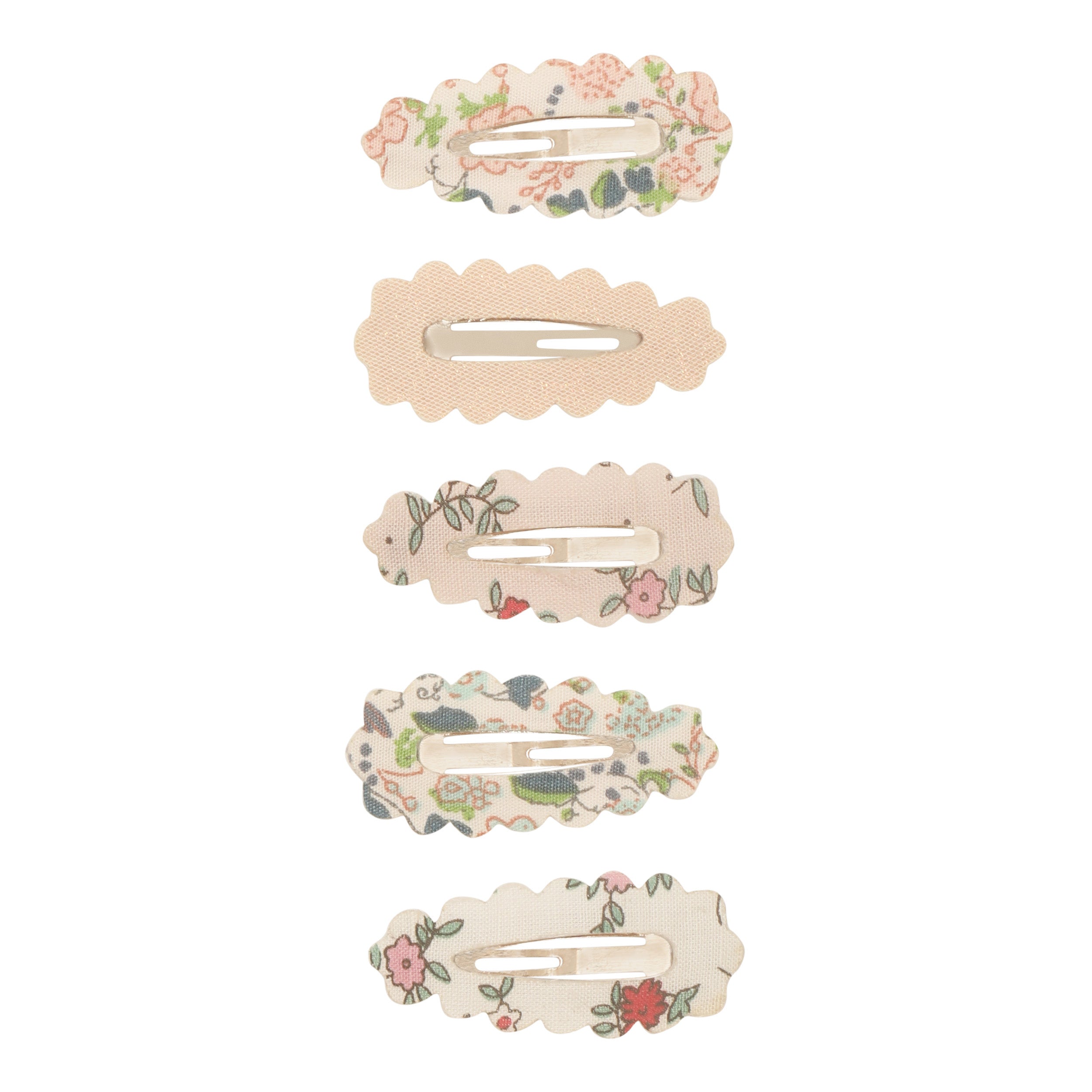 Mimi & Lula | Scalloped Floral Clic Clac Clips