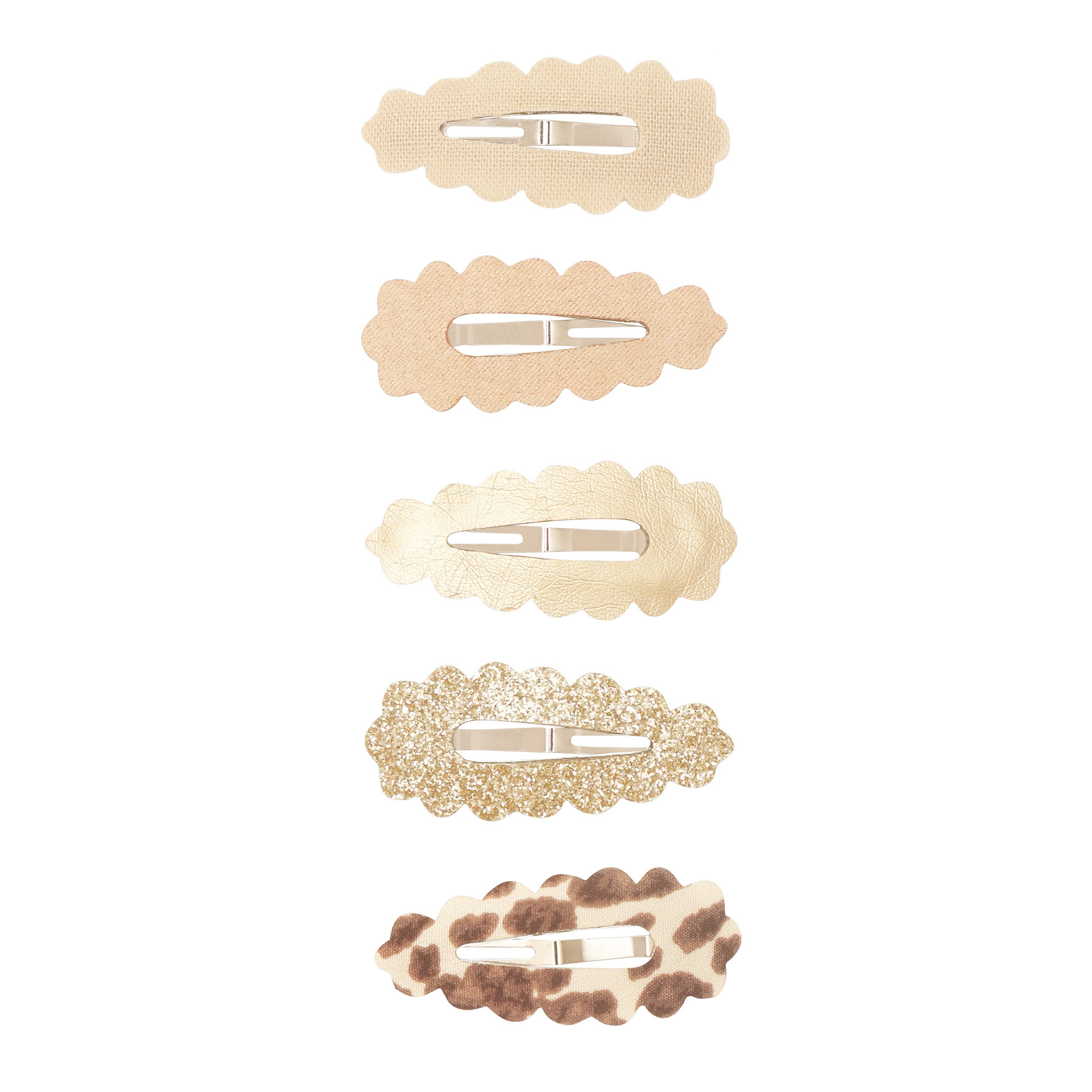Mimi & Lula | Leopard Scallop Clic Clac Clips