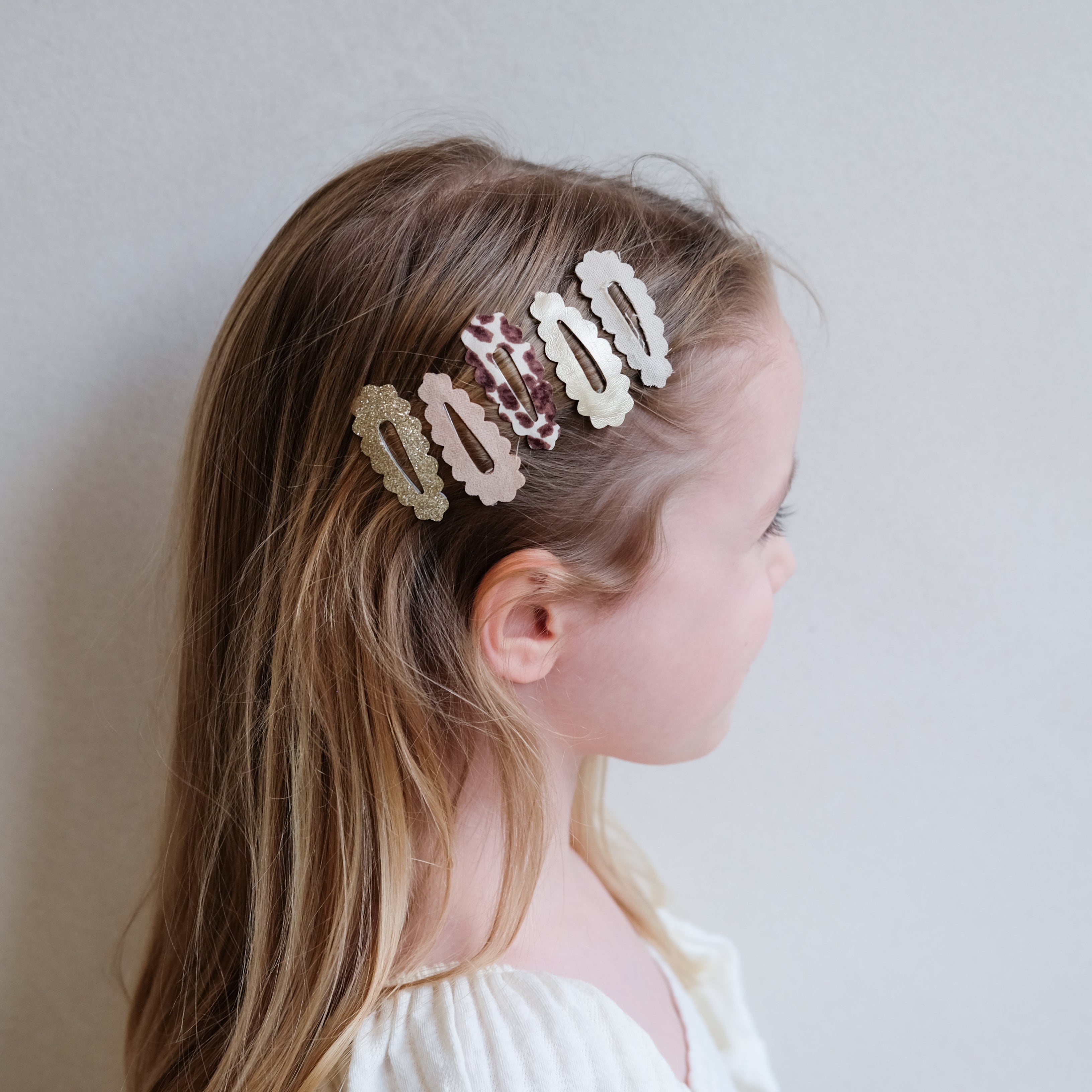 Mimi & Lula | Leopard Scallop Clic Clac Clips