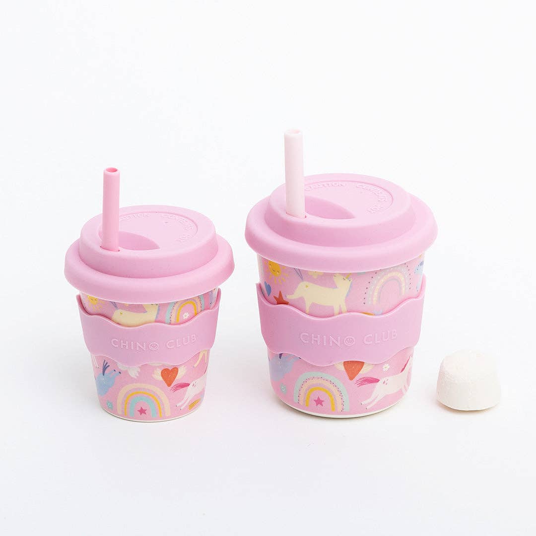 Chino Club | Pink Unicorn - Kids Keep Cup 8oz
