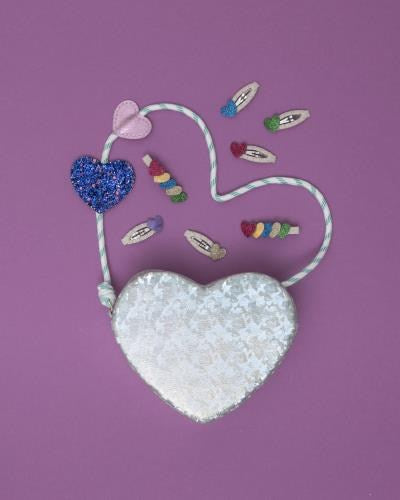 Mimi & Lula | Mega Sparkle Heart Bag