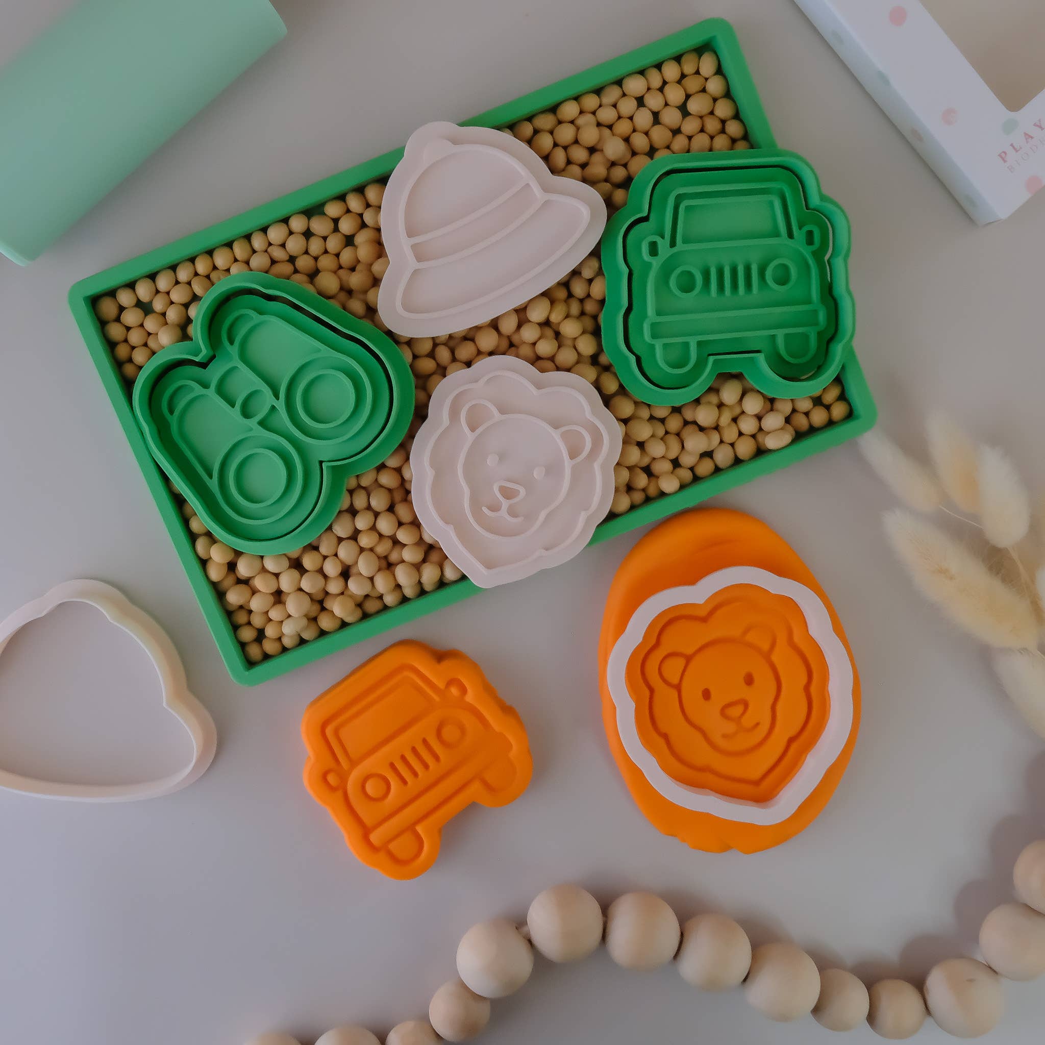 Play Sense | Eco Playdough Stamp - Safari Lion
