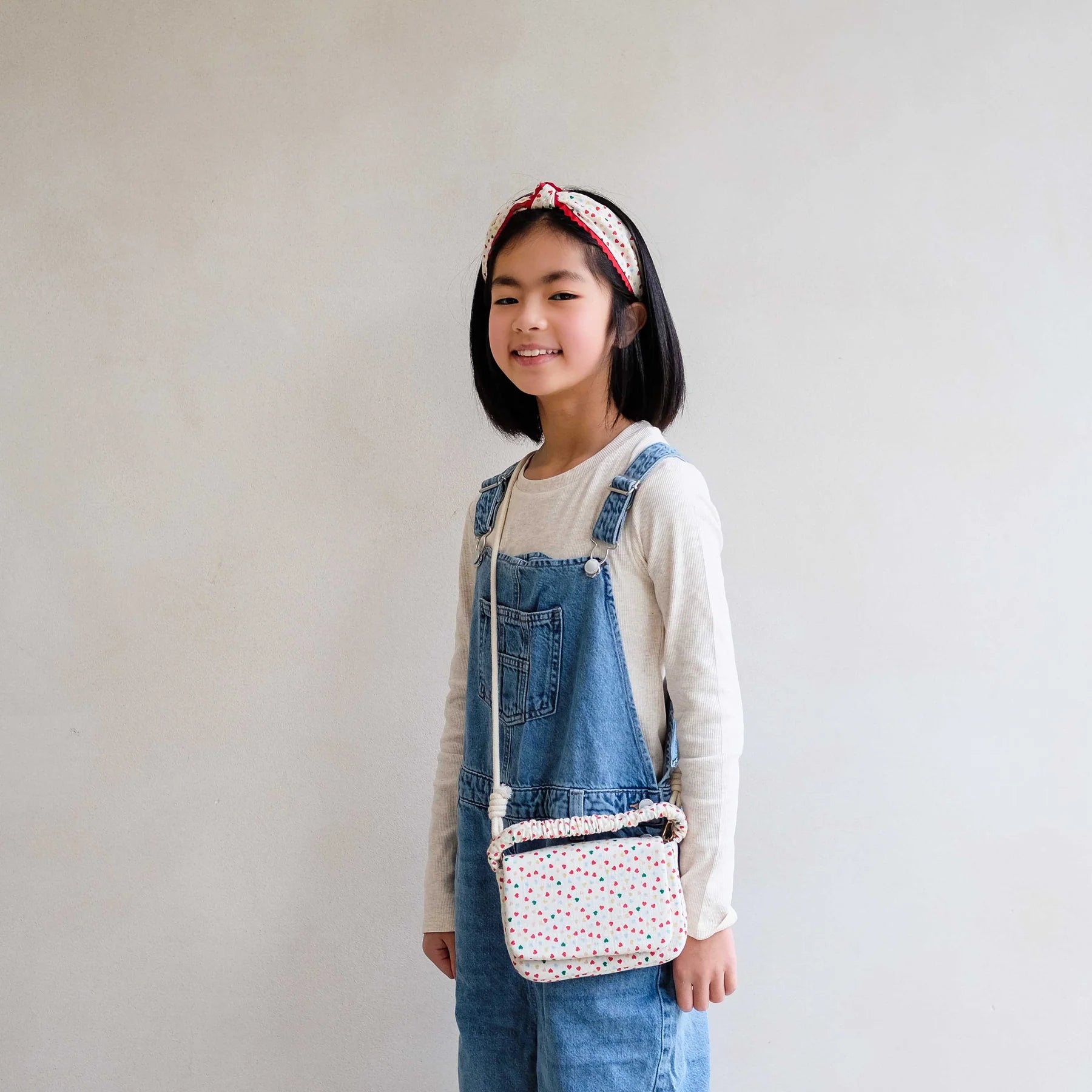 Mimi & Lula | Heart Print Top Handle Bag