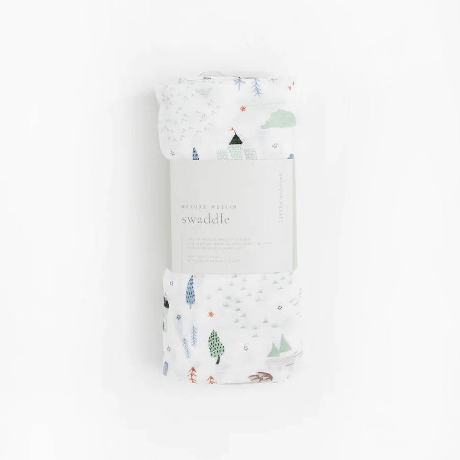 Little Unicorn | Deluxe Muslin Swaddle - Dragon Days