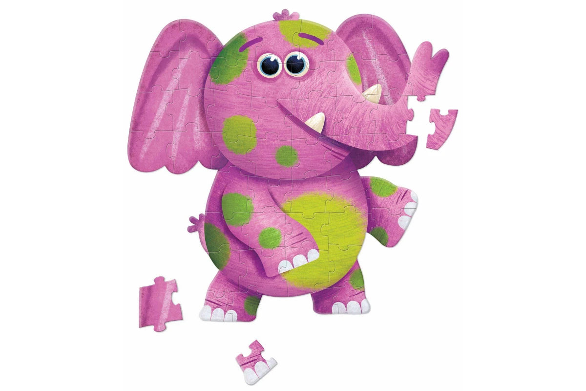 Crocodile Creek | 48pc Jumbo Shaped Puzzle - Elephant