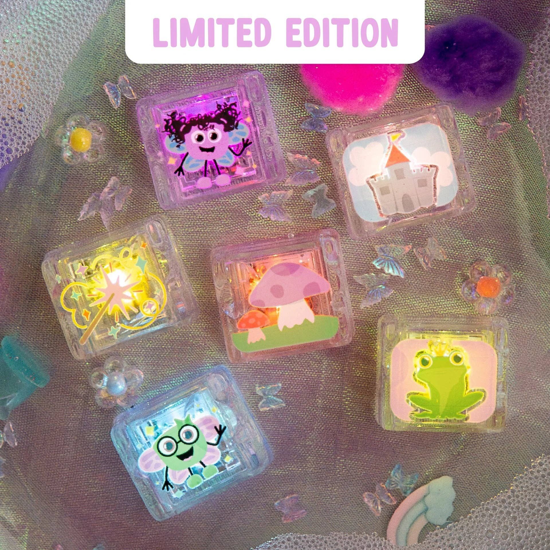 Glo Pals | Limited Edition Light-Up Cubes - Fairy 6pk