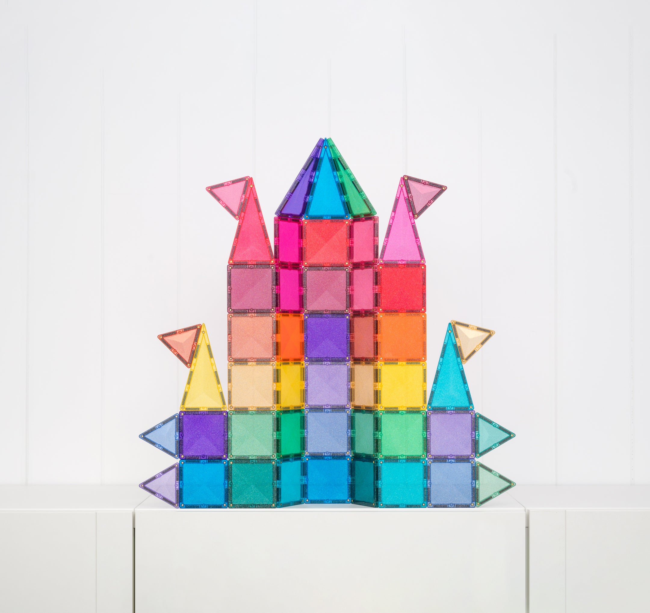 Connetix | Glitter Castle Pack - 48 pc