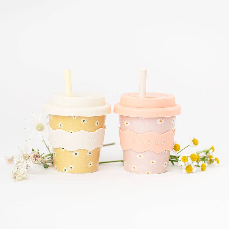 Chino Club | Pink Daisy - Babychino Cup 4oz