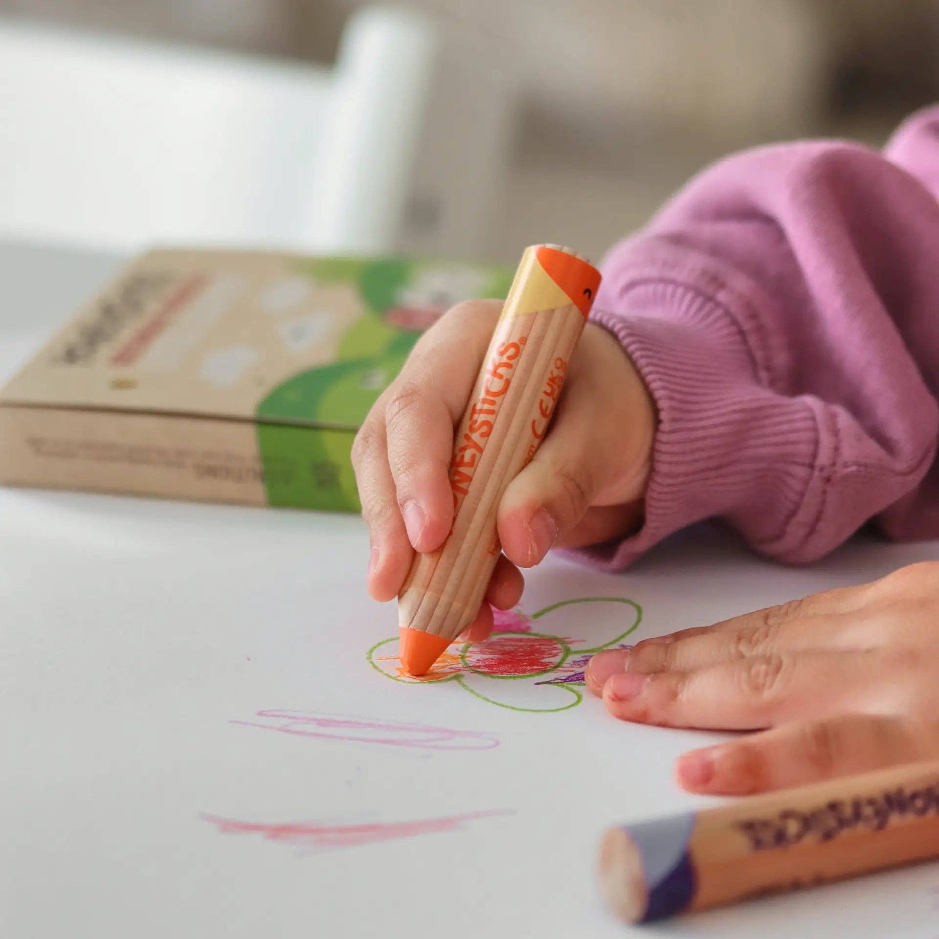 Honeysticks | Magic 3-in-1 Beeswax Pencils Little Learners - 7pk