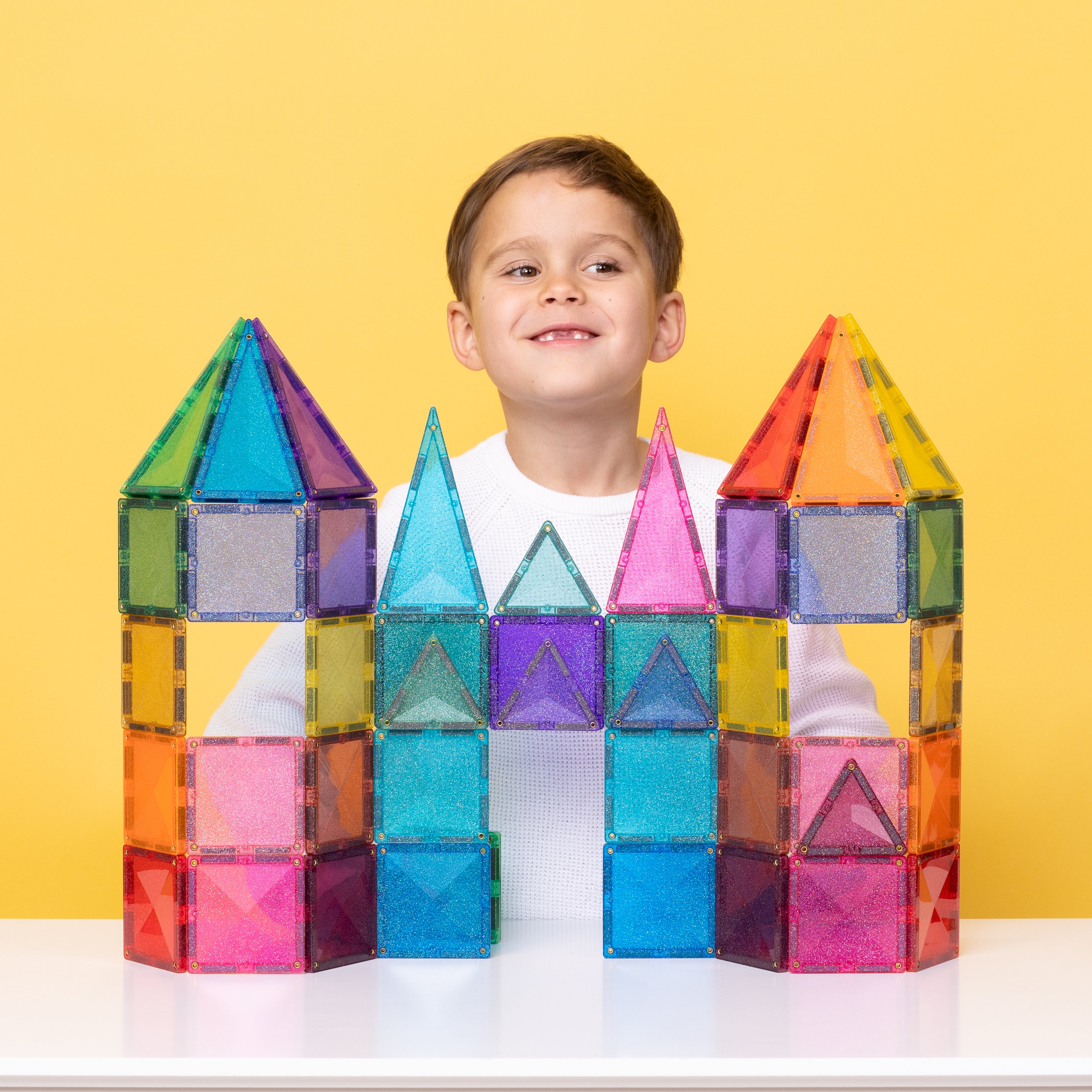 Connetix | Glitter Castle Pack - 48 pc