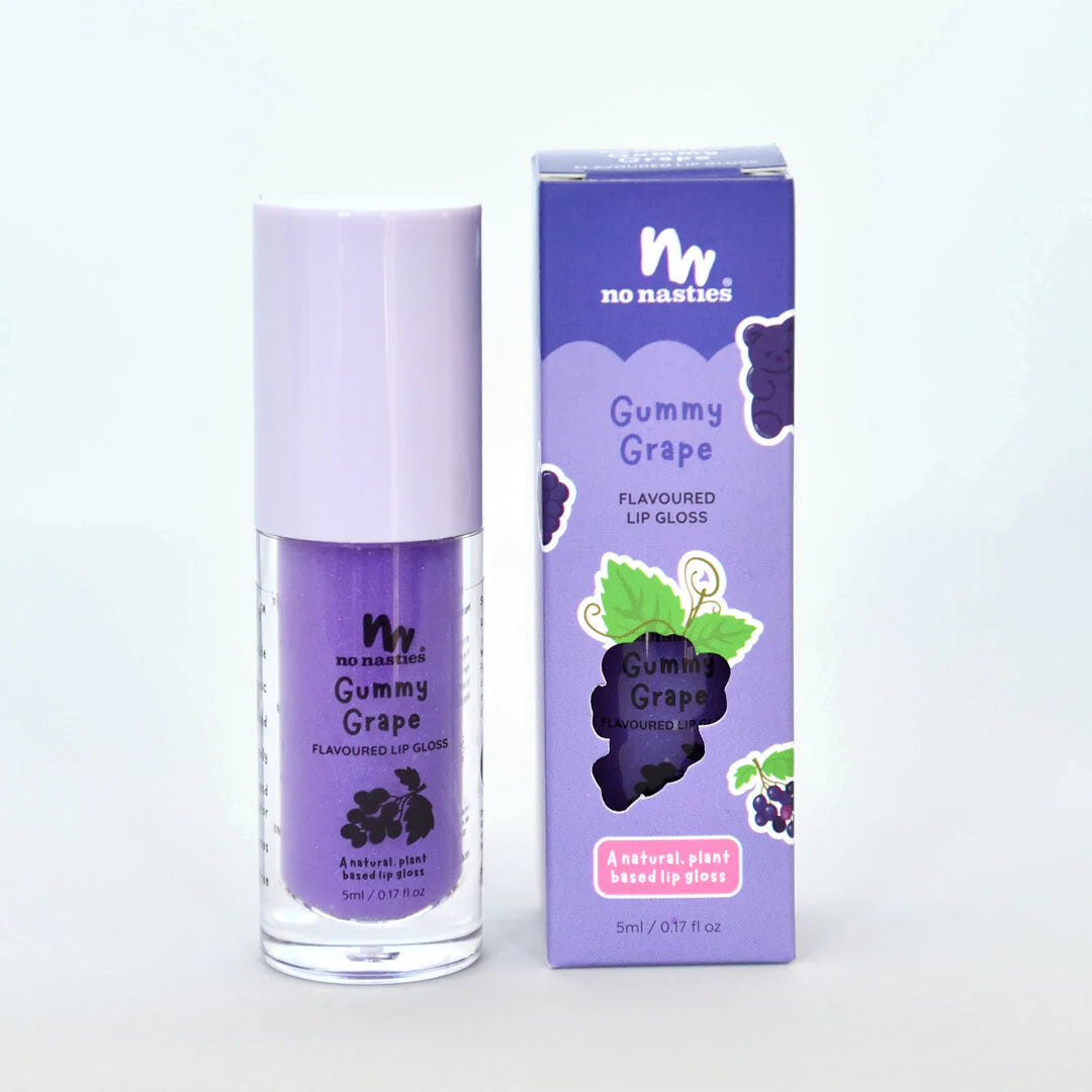 No Nasties | Natural Kids Lip Gloss - Gummy Grape