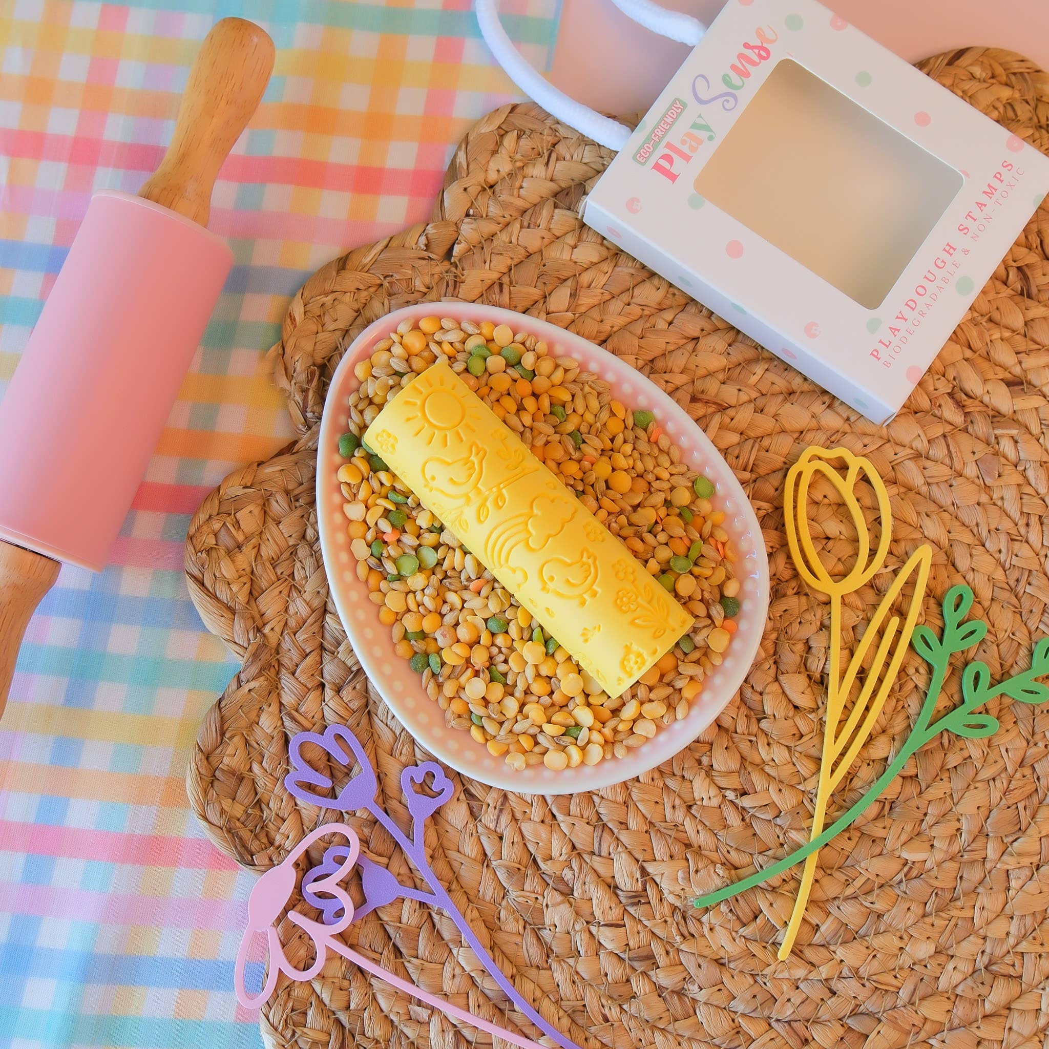 Play Sense | Eco Textured Roller - Spring Time