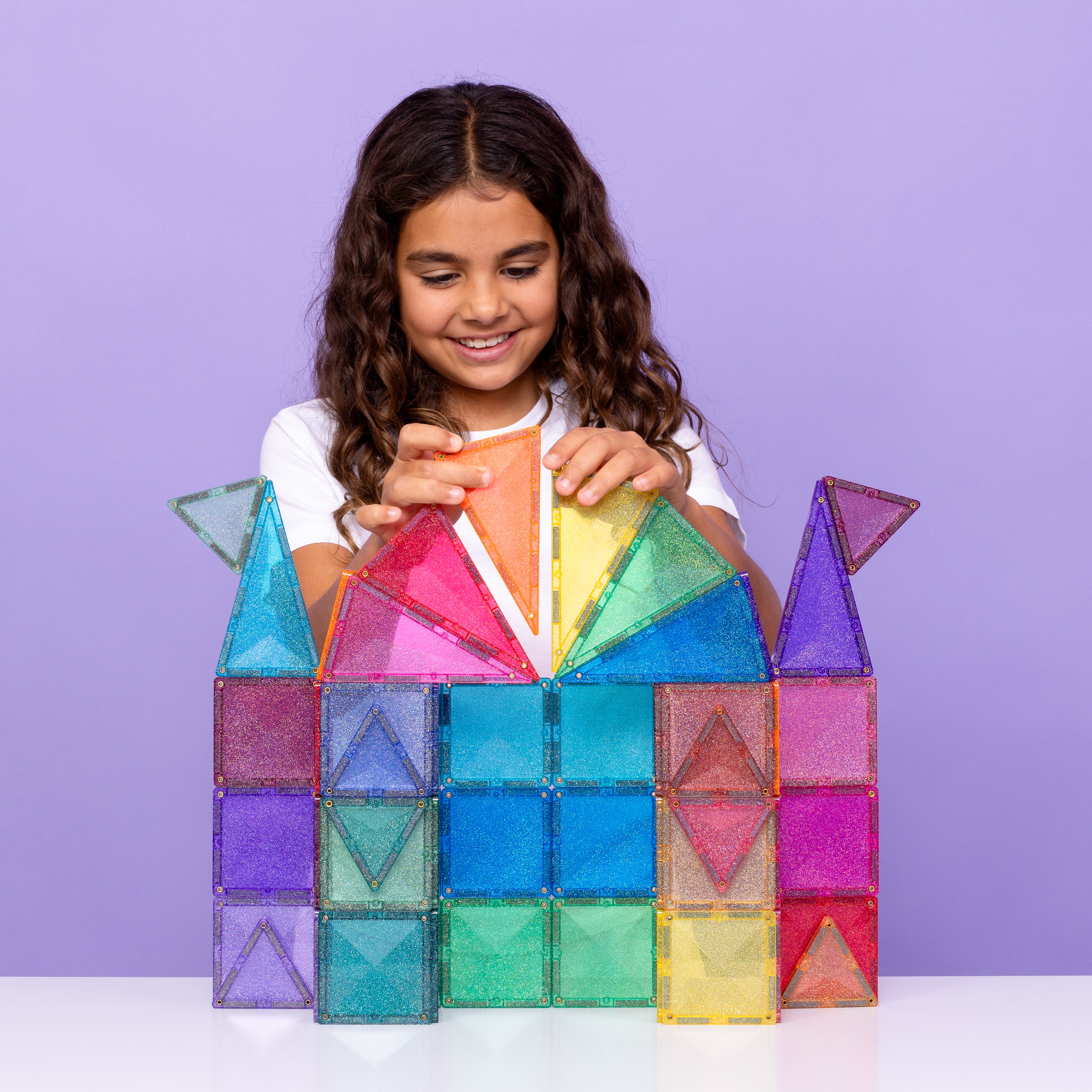Connetix | Glitter Castle Pack - 48 pc