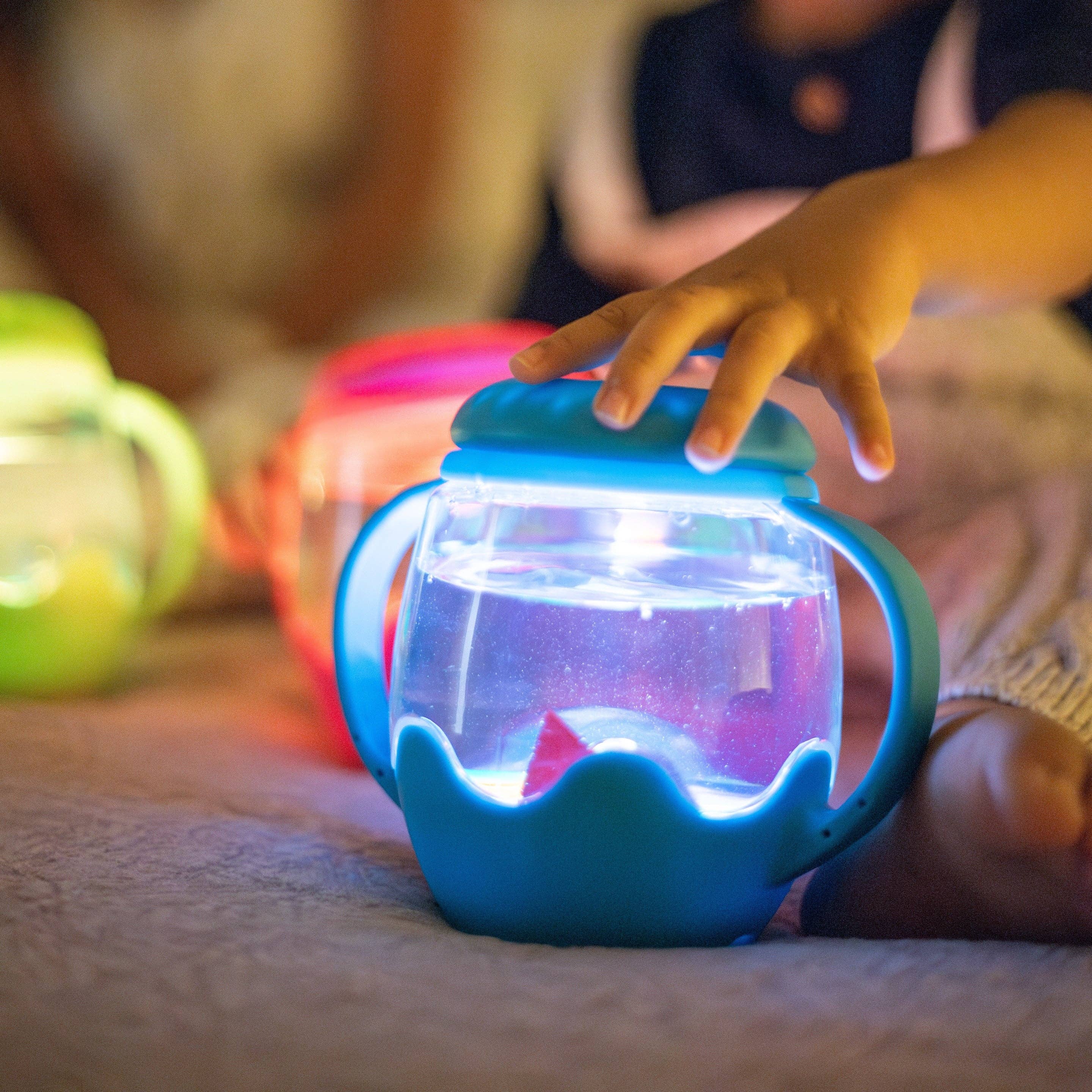 Glo Pals | Mini Sensory Play Jar - Blue