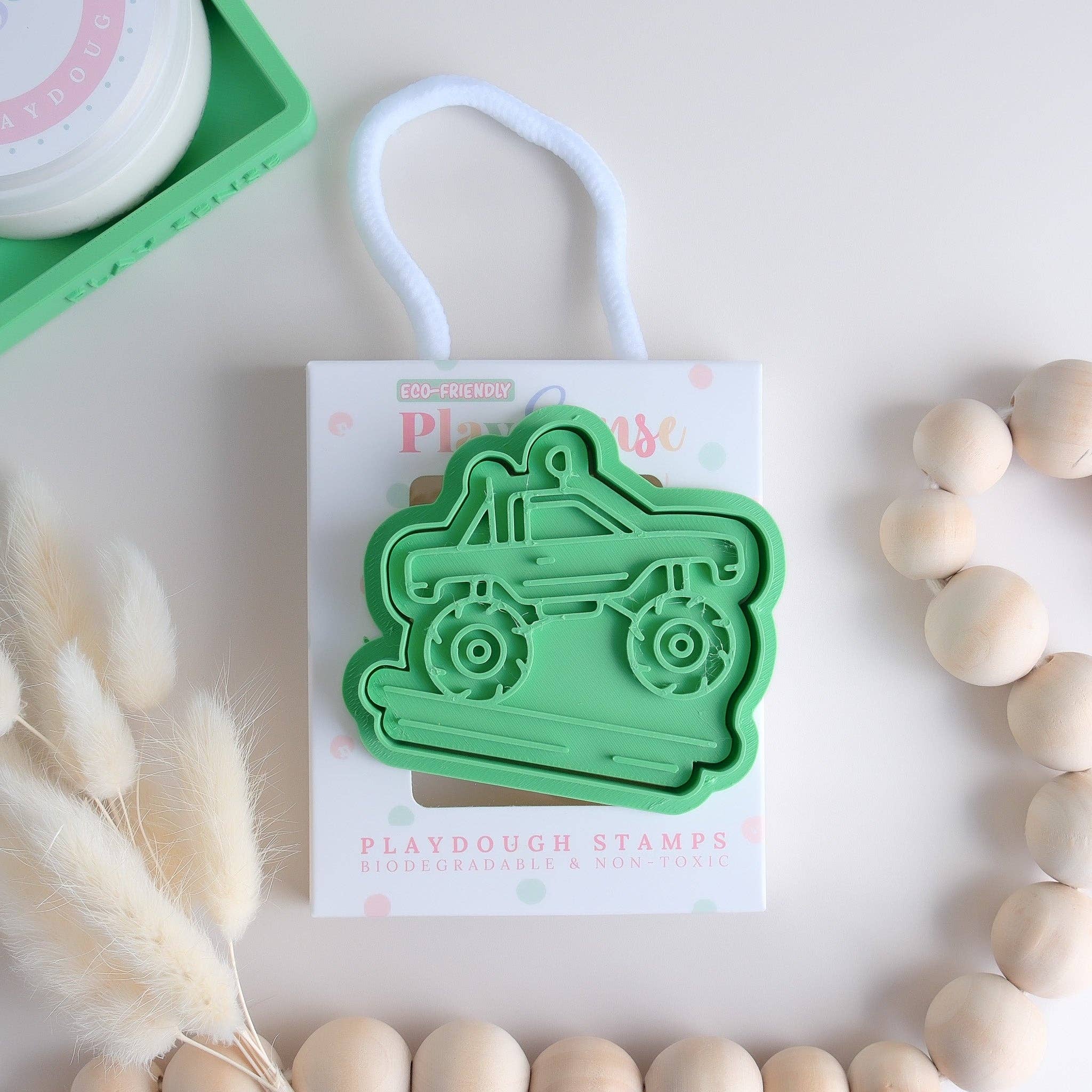 Play Sense | Eco Playdough Stamp - Monster Truck