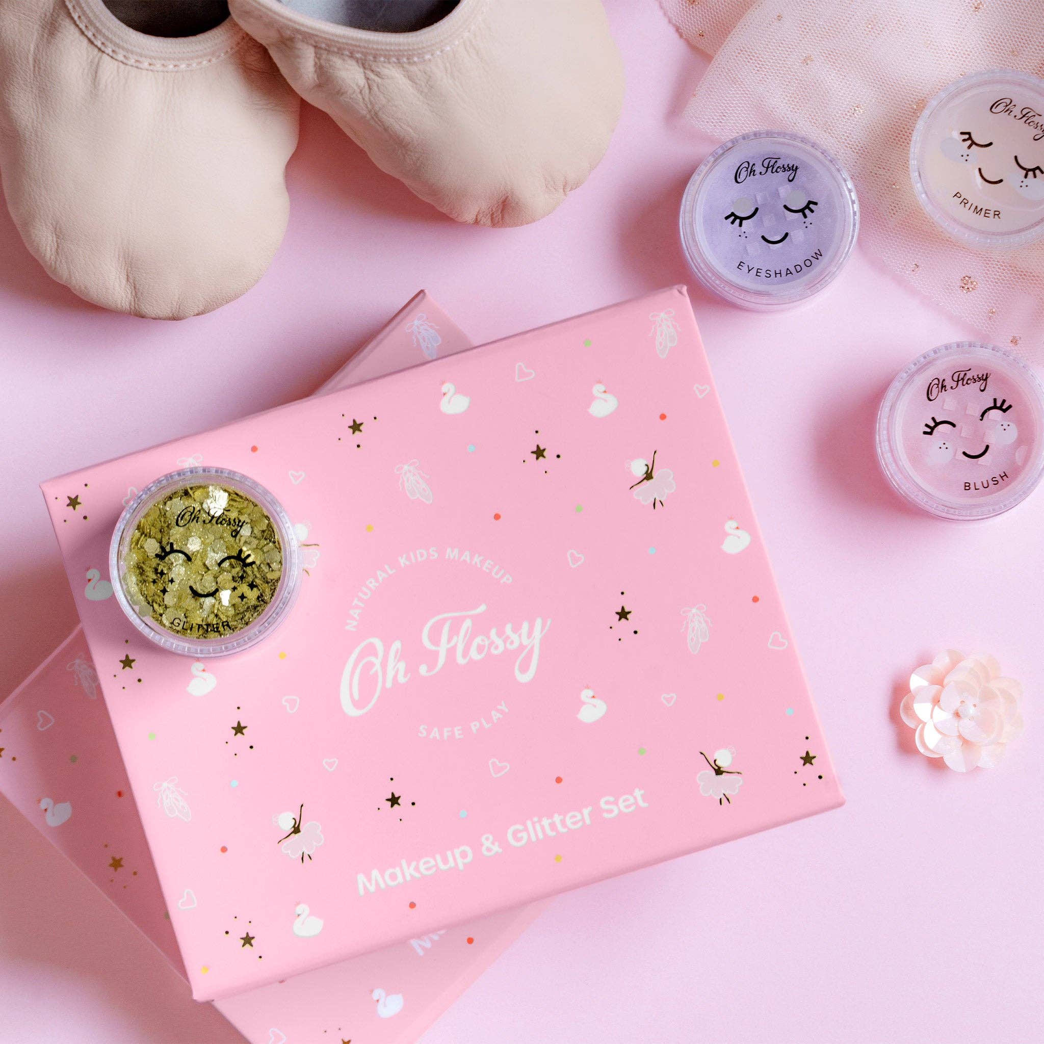 Oh Flossy | Makeup & Glitter Set - Ballet Sparkle