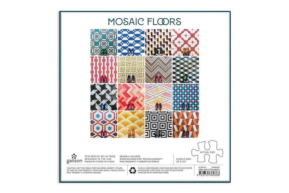Galison | 500pc Puzzle - Mosaic Floors
