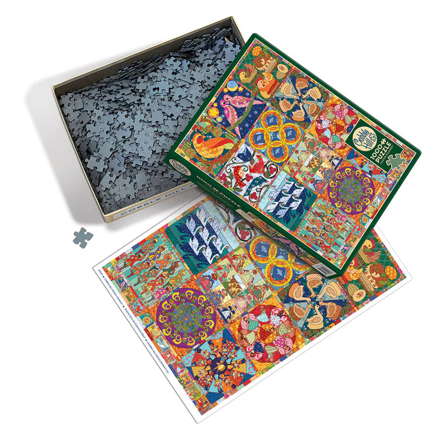 Cobble Hill | 1000pc Puzzle - Twelve Days of Christmas