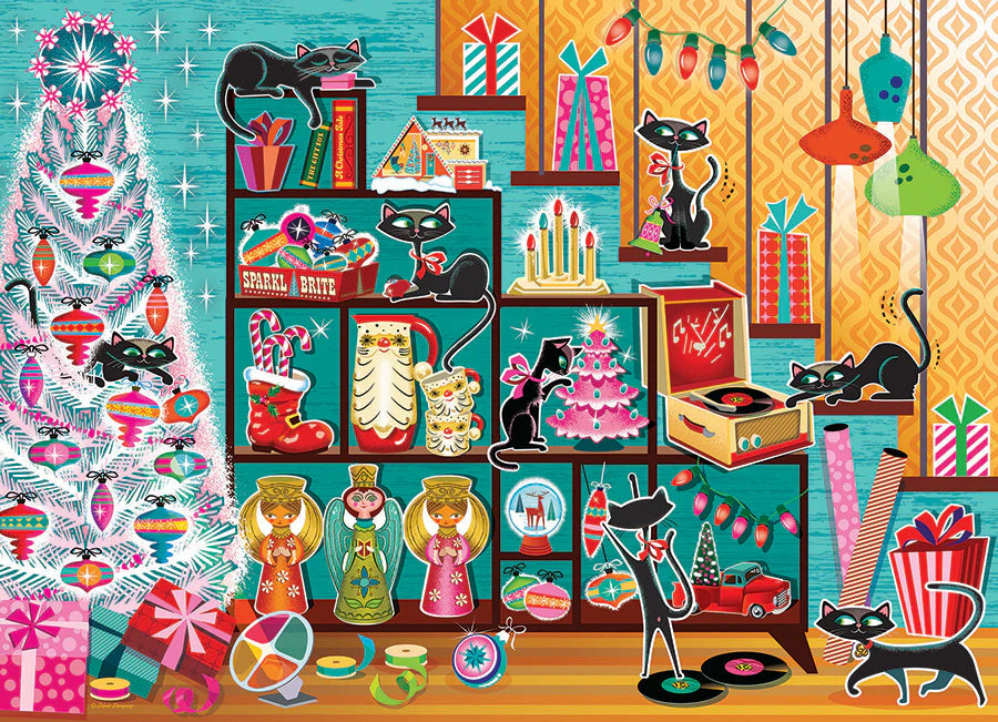 Cobble Hill | 1000pc Puzzle - Christmas Cats