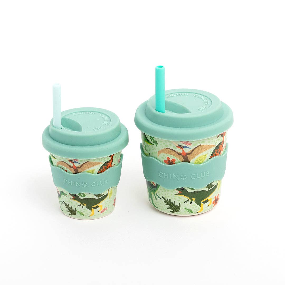 Chino Club | Green Dino - Kids Keep Cup 8oz