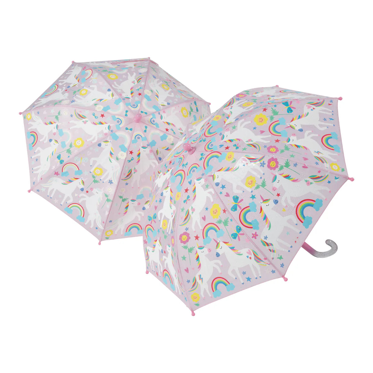 Floss & Rock | Colour Change Umbrella - Rainbow Unicorn