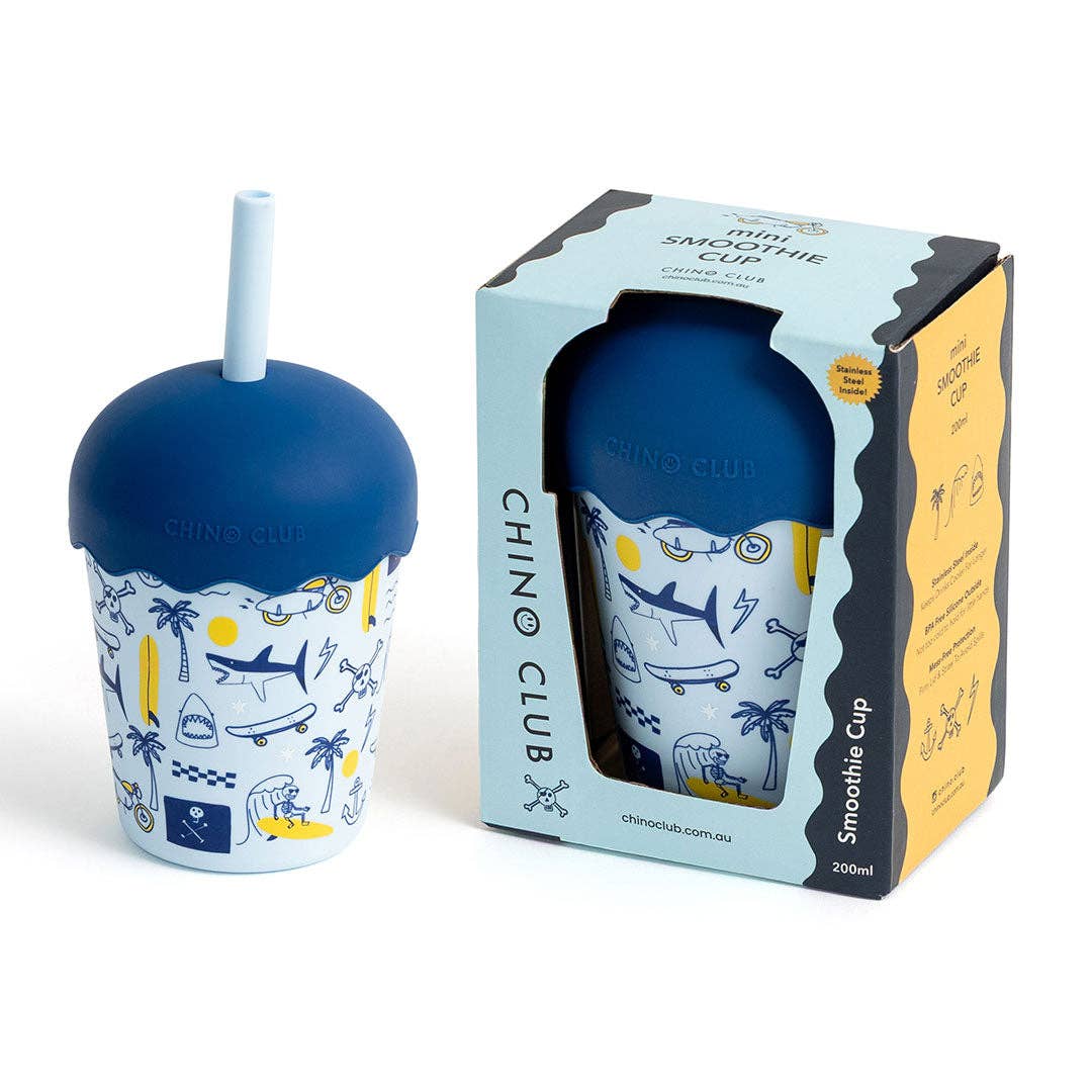 Chino Club | Rad Times - Mini Smoothie Cup & Straw 200ml
