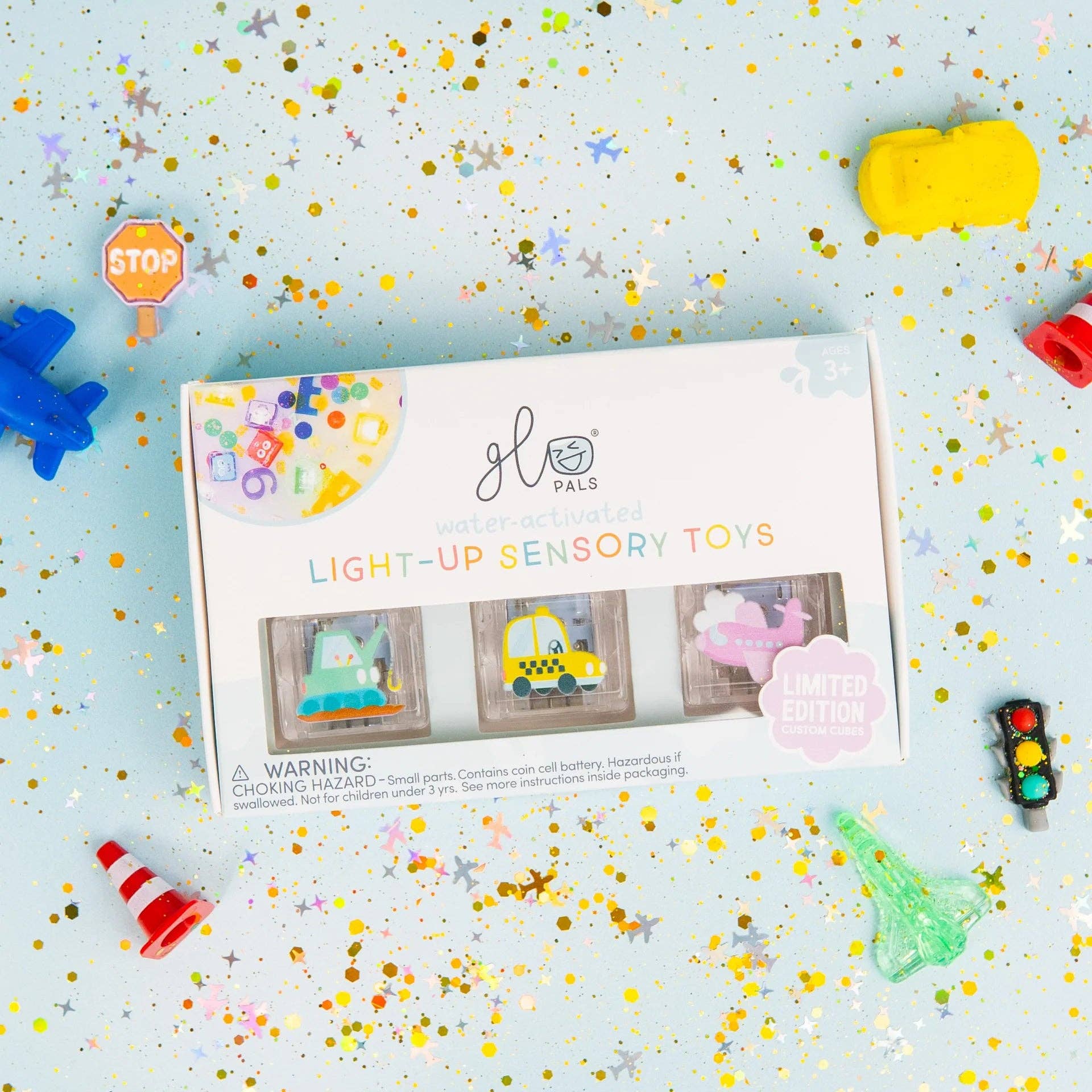 Glo Pals | Limited Edition Light-Up Cubes - Auto 6pk