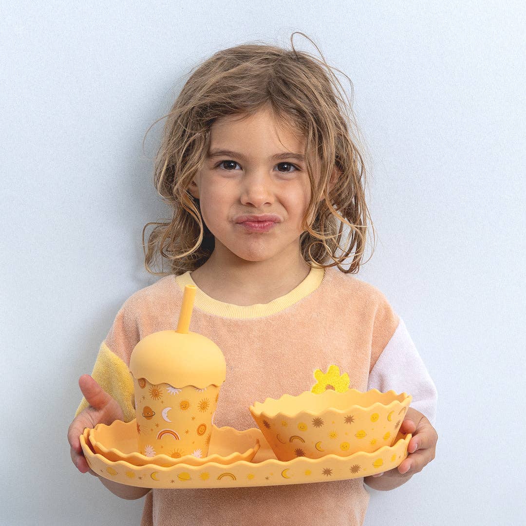 Chino Club | Suns Orange - Mini Smoothie Cup & Straw 200ml