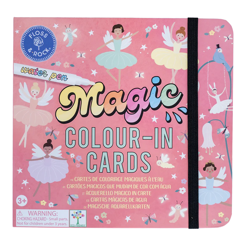 Floss & Rock | Magic Water Colour-in-Cards - Enchanted