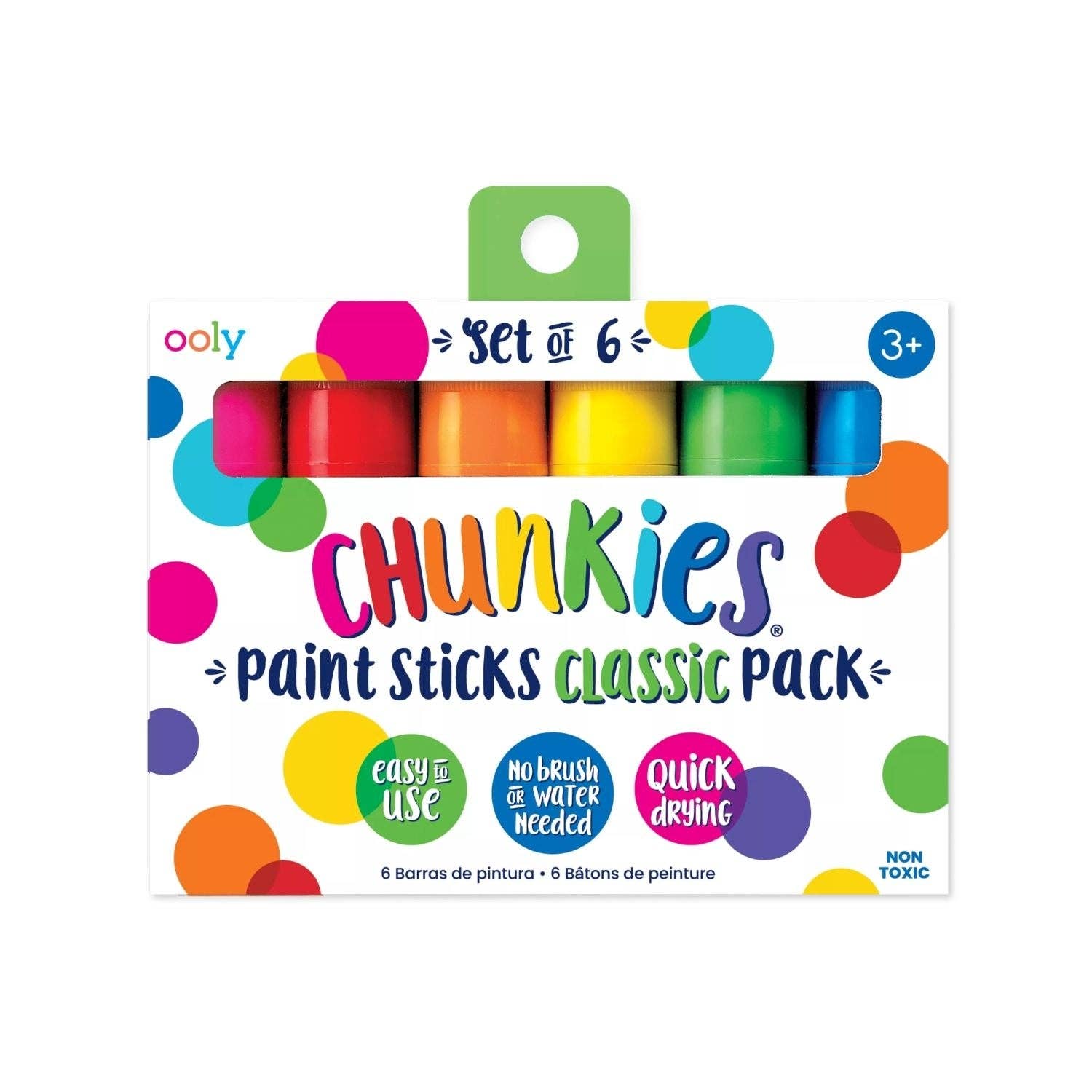 Ooly | Chunkies Paint Sticks - Classic 6pk